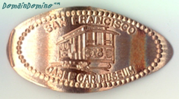 Cable Car Museum | 1201 Mason Street at Washington, San Francisco (Copper Coin)