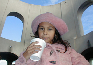 Ren�e on top of the Coit Tower