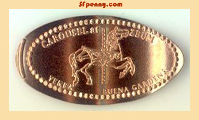 Carousel at Yerba Buena Gardens | 221 Fourth Street, San Francisco, CA 94103 (Copper Coin)
