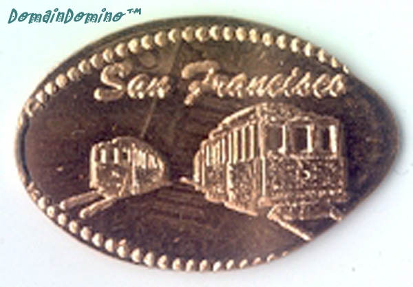 Coit Tower (Cable Cars) | 1 Telegraph Hill Boulevard, San Francisco (Copper Coin)