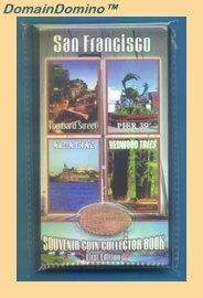 NEW San Francisco Souvenir Coin PennyCollector Album